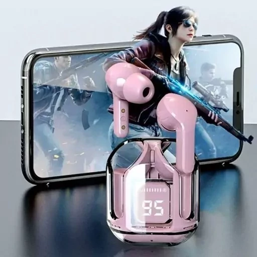 هدفون بلوتوثی مدل Ultra Pods max(صورتی)