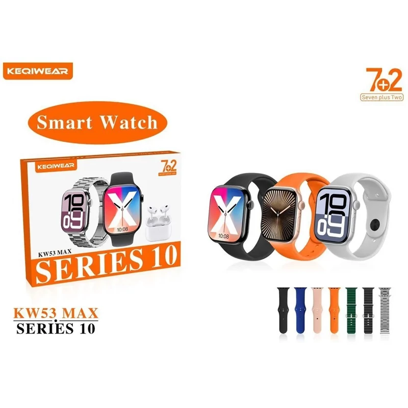 ساعت هوشمند طرح اپل واچ مدل KW53 MAX